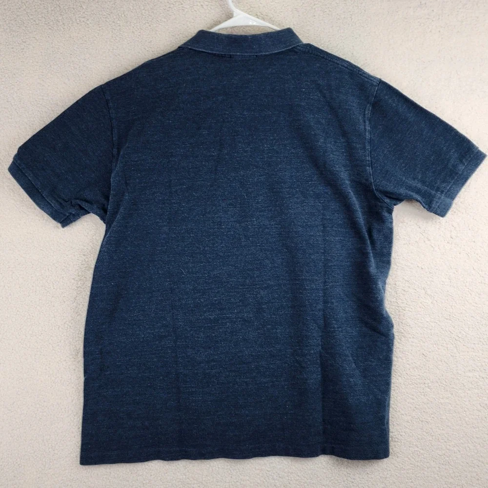 Polo Ralph Lauren‎ Heathered Jersey Polo Shirt Mens XXL Blue Classic Preppy